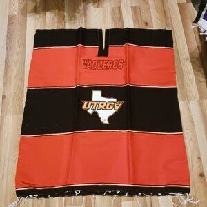 UTRGV VAQUEROS Custom Made Zarape / Sarape RGV Edinburg College Football Poncho